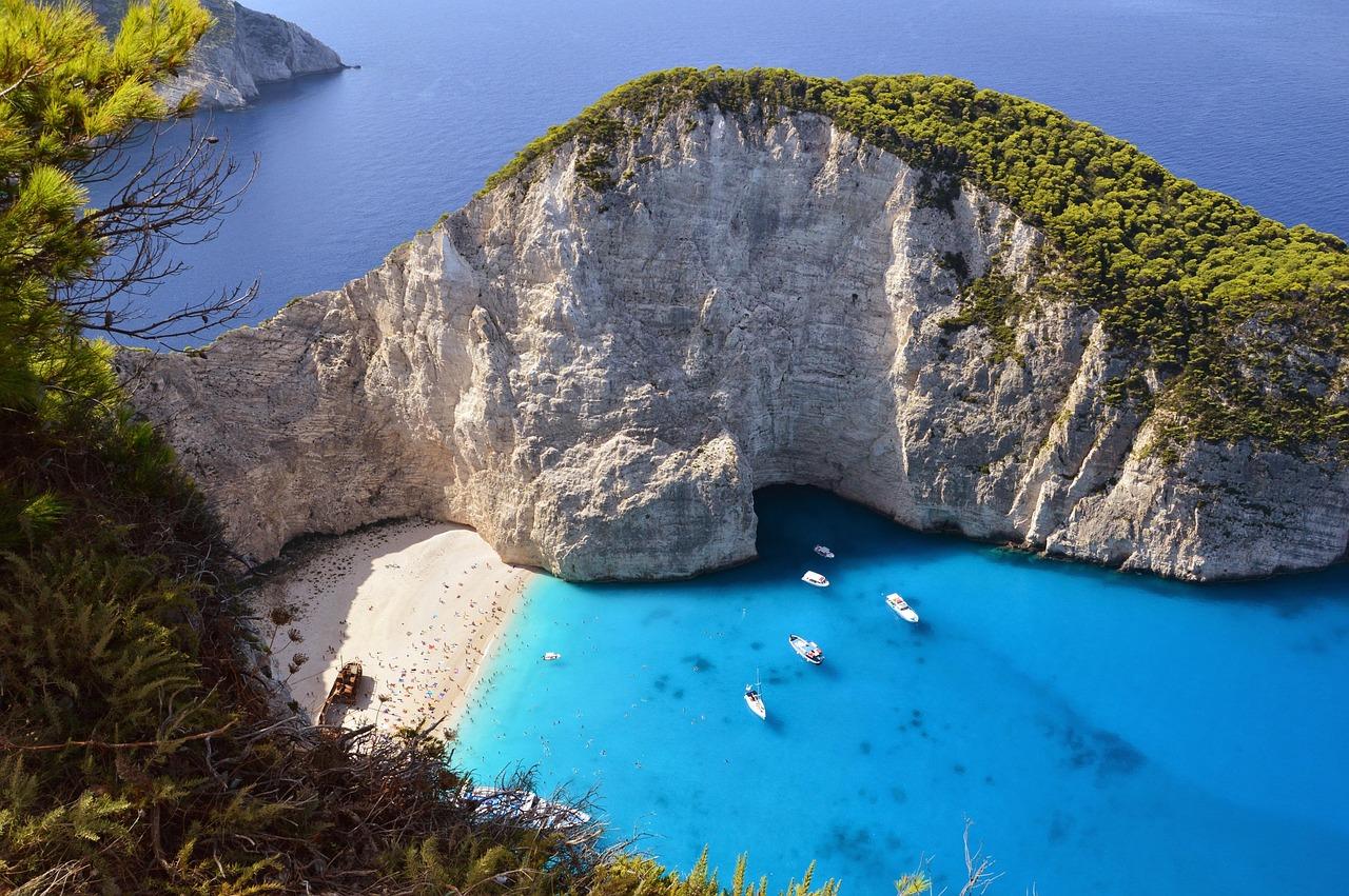 Błękitne Groty na Zakynthos
