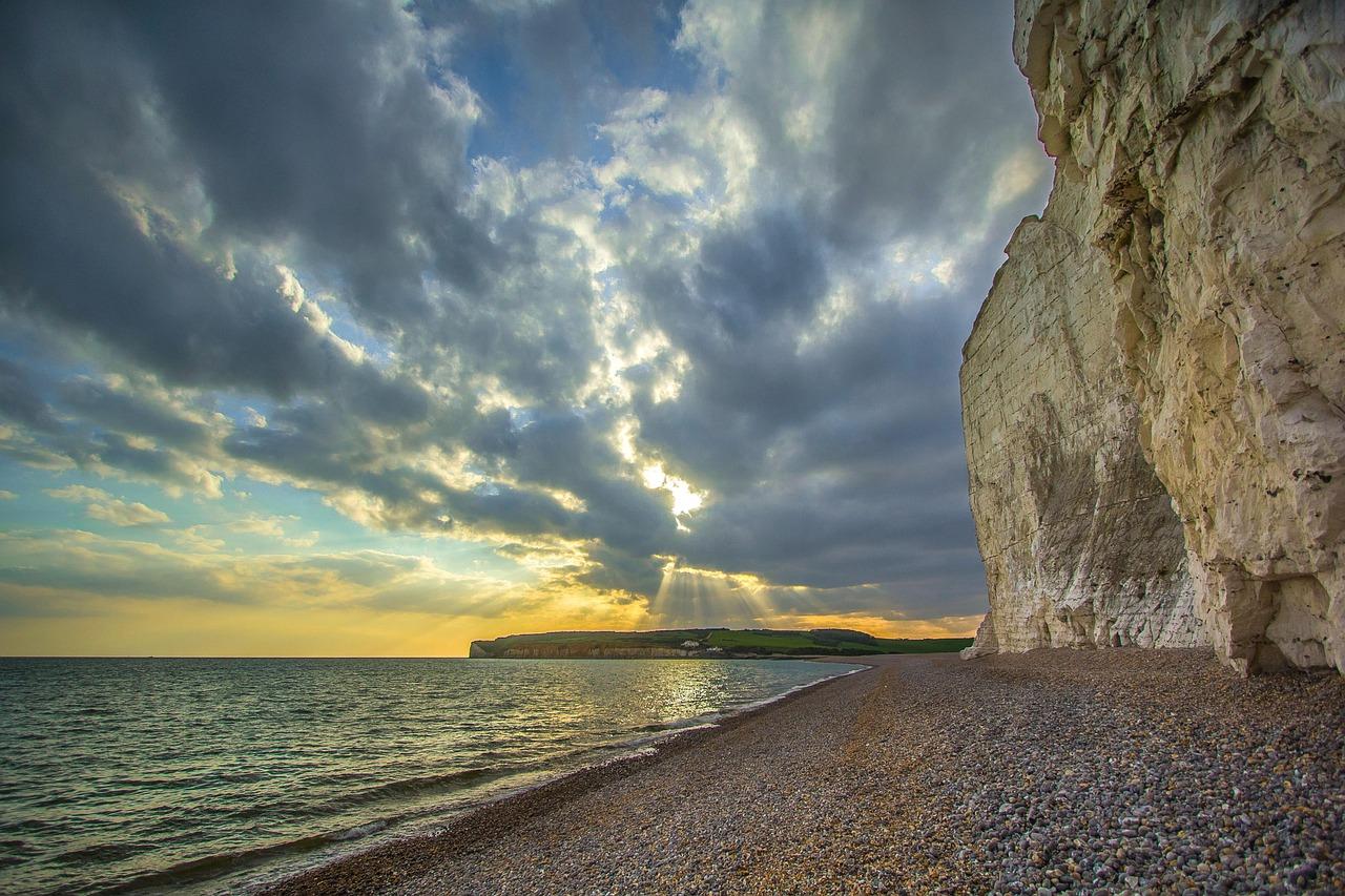 Widok na Seven Mile Beach w Negril