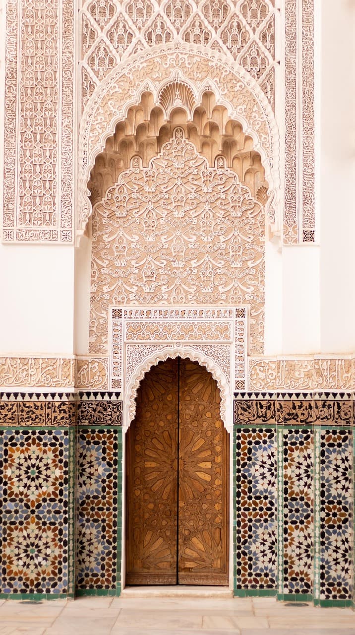 Wnętrze medresy Ben Youssefa