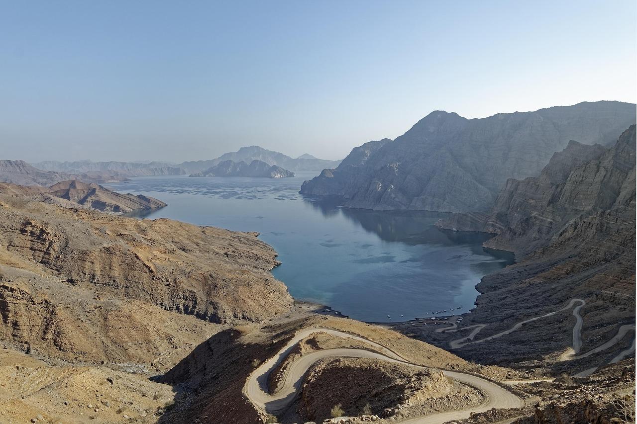 Widok na plaże Khor Fakkan
