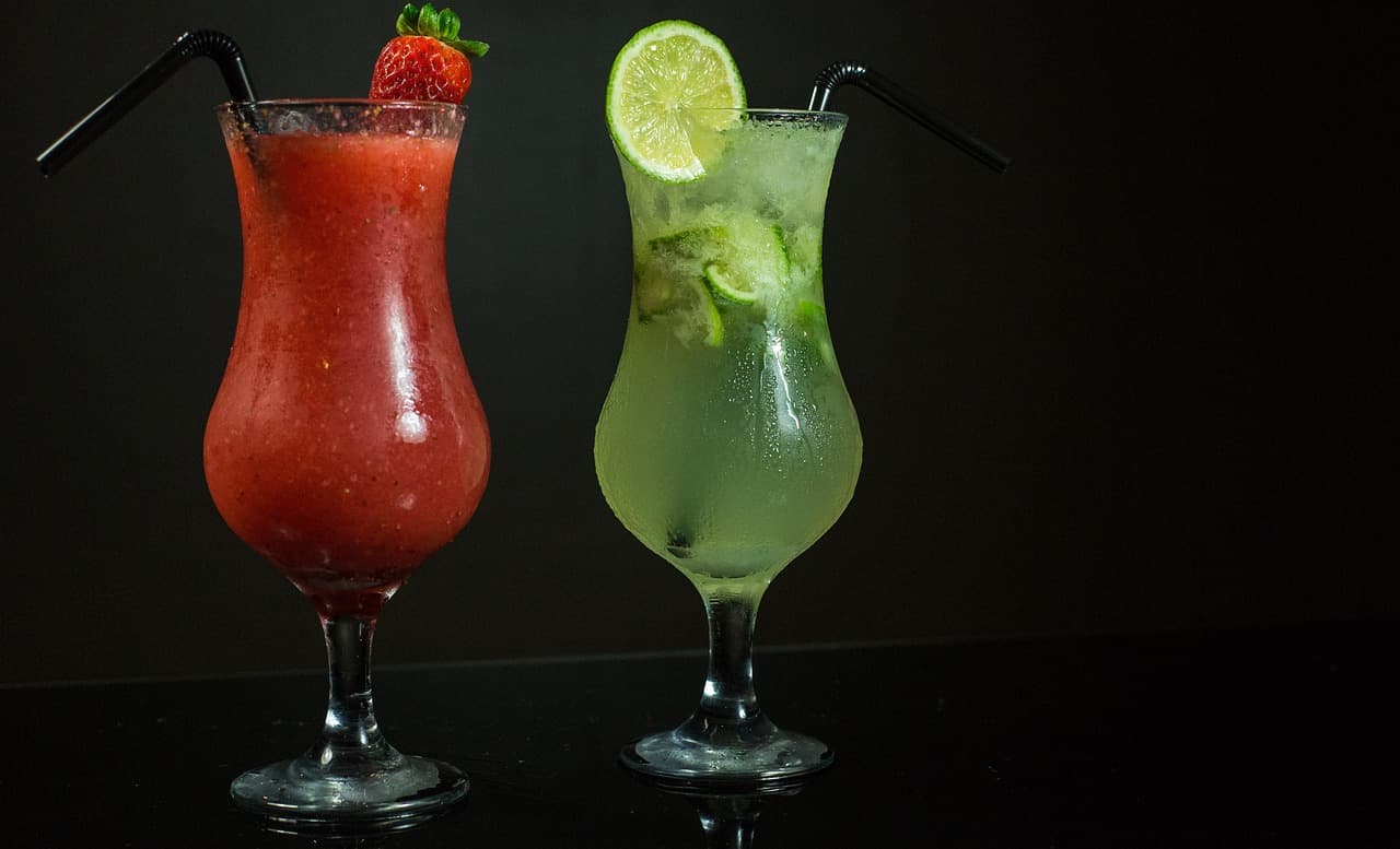 Zachód słońca z Mangi's Bar
