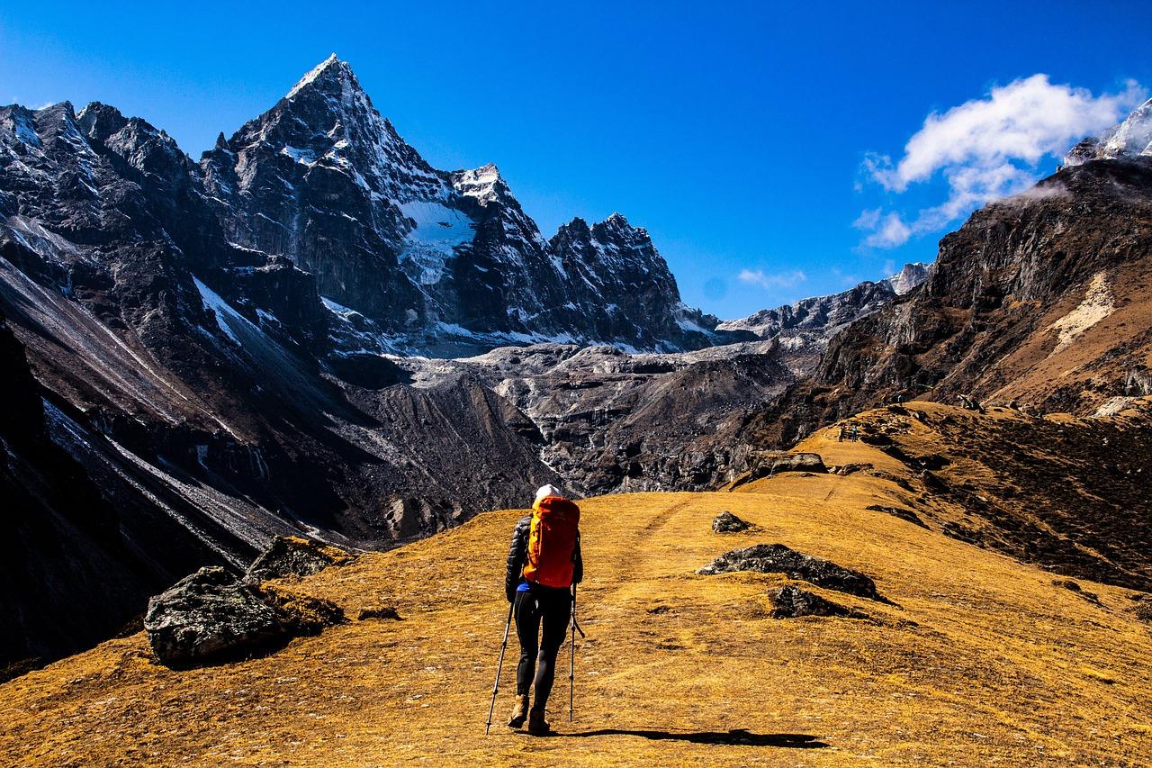 Widok na Himalaje w Nepalu