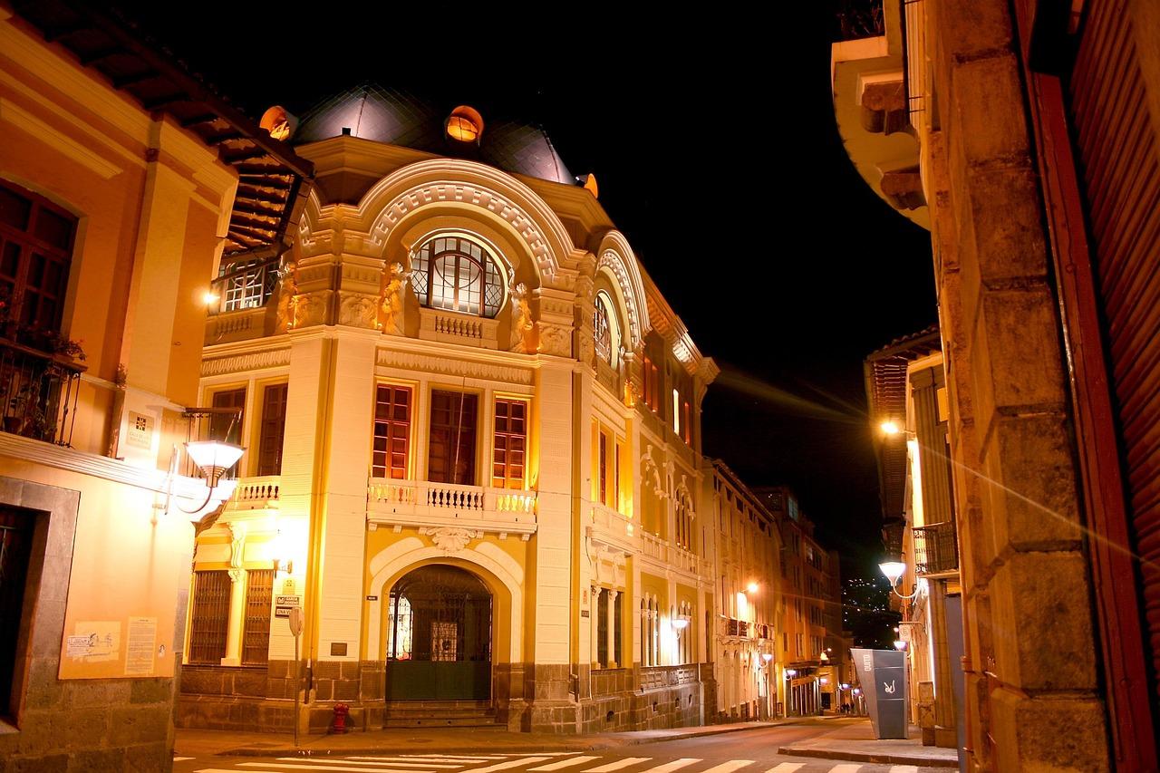 Zabytkowa architektura w Centro Histórico Quito