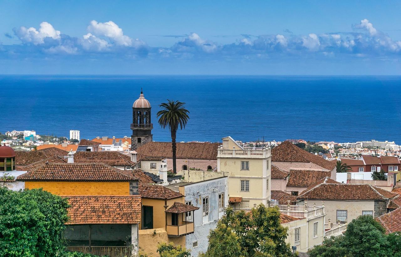 Widok doliny La Orotava z Mirador de Jardina