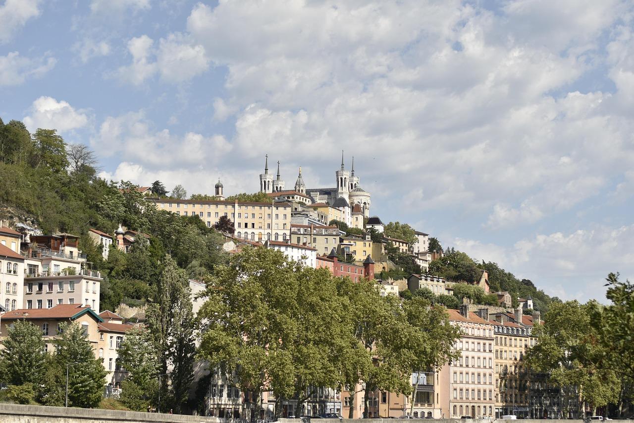 Klimatyczny widok na Vieux Lyon