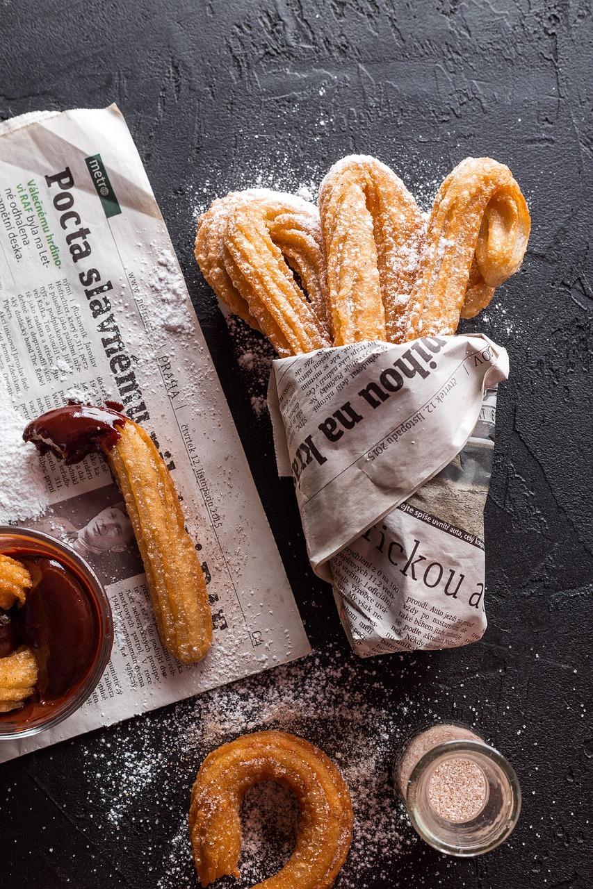 Churros z czekoladą