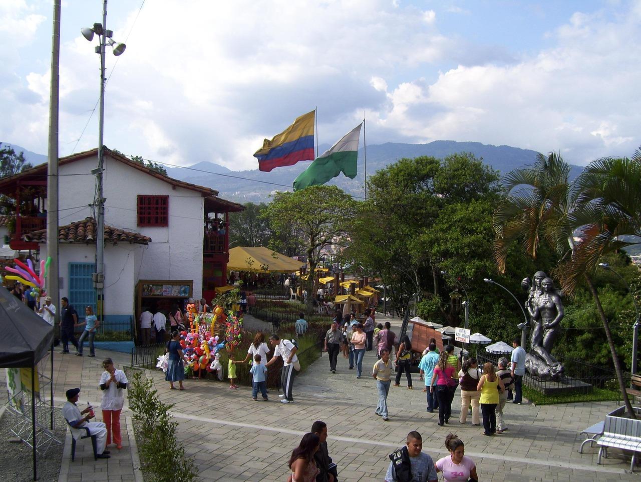 Widok z Pueblito Paisa